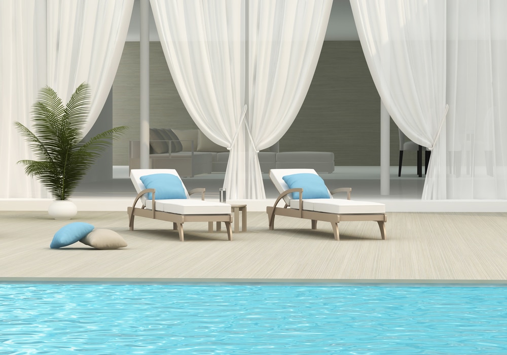 Swimming Pool And Chaise Lounge