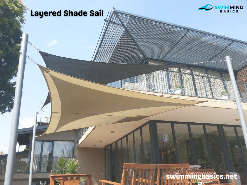 Layered Sail Shade